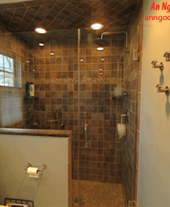vách tắm kính cường lực