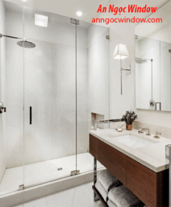 vách tắm kính cường lực