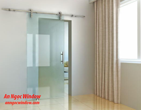 Cửa kính & Vách kính Công Ty TNHH MTV UPVC An Ngọc - An Ngọc Window cửa kính cường lực ray treo