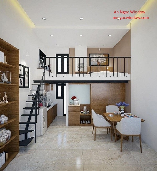 lan can gác lửng sắt