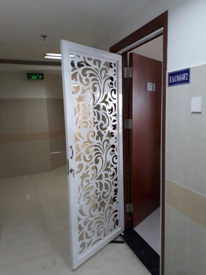 Mẫu cửa sắt đẹp Công Ty TNHH MTV UPVC An Ngọc - An Ngọc Window mẫu cửa sắt 1 cánh hiện đại