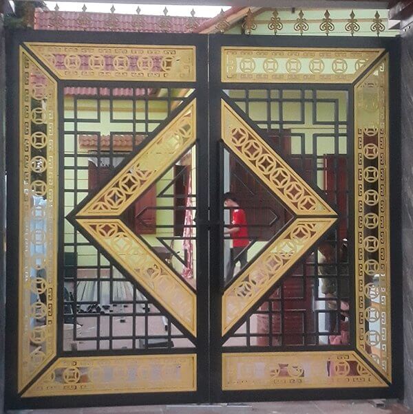 Mẫu cửa sắt đẹp Công Ty TNHH MTV UPVC An Ngọc - An Ngọc Window mẫu cửa sắt đẹp 2 cánh ở huế