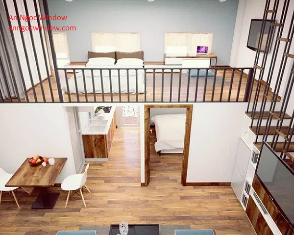 mẫu lan can sắt gác lửng